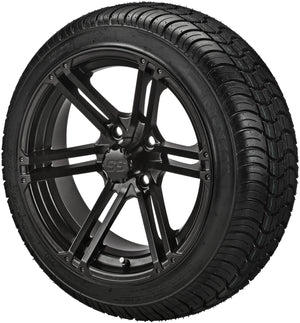 LSI 14" Yukon Matte Black Wheel and Low Profile Tire Combo