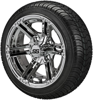 LSI 14" Yukon Mirror Wheel and Low Profile Tire Combo