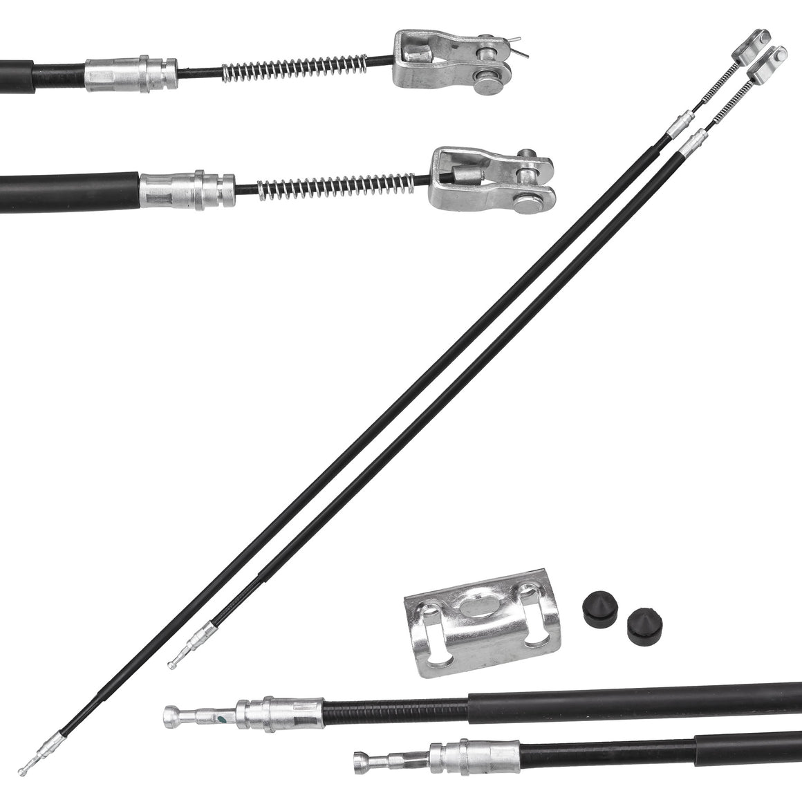 Golf Cart Brake Cable Set for EZGO Medalist/TXT 1994-Up Gas & Electric