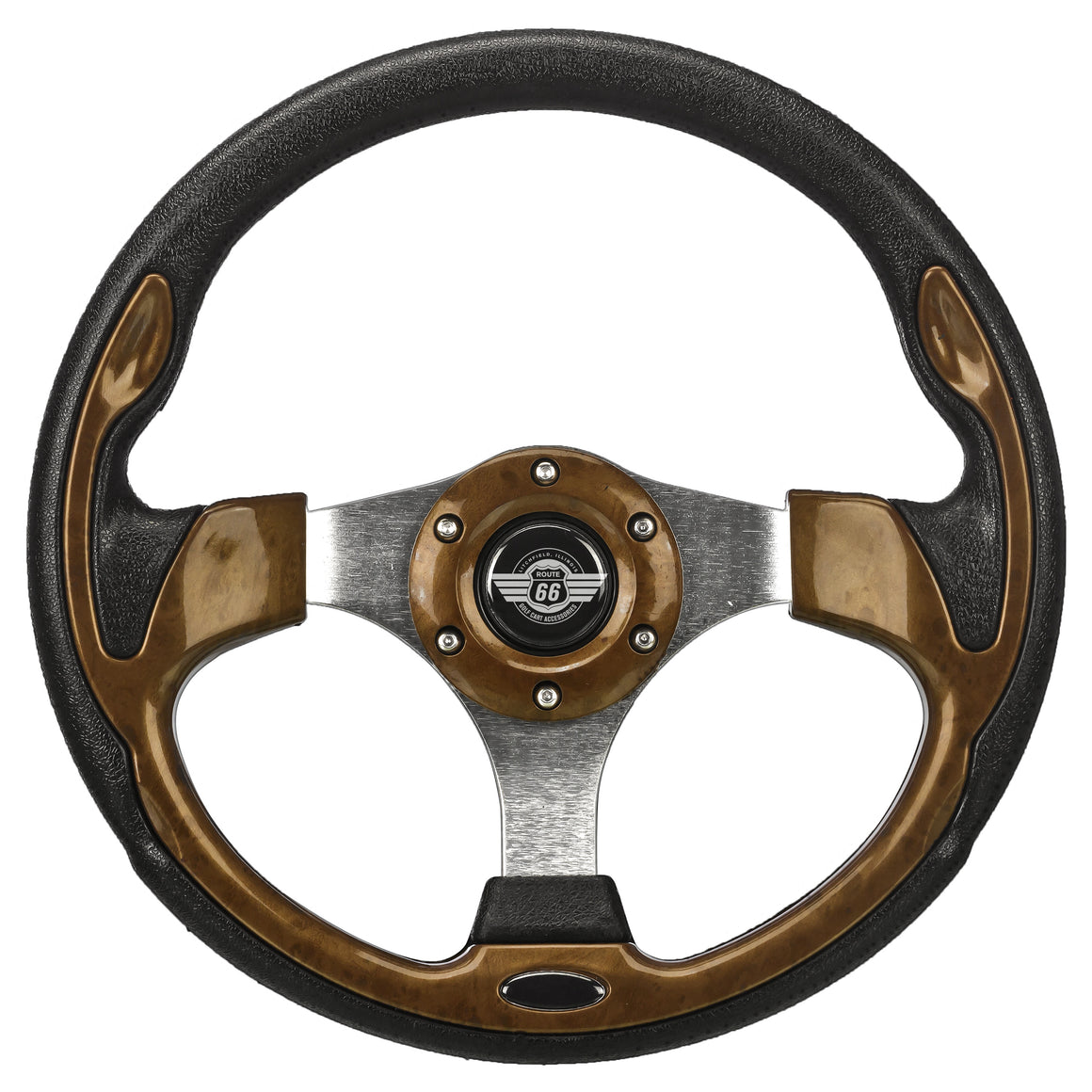 12.5" Wood Grain Steering Wheel for Club Car