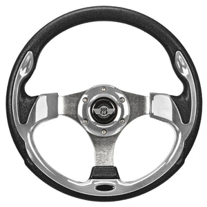 12.5" Chrome Steering Wheel for EZGo