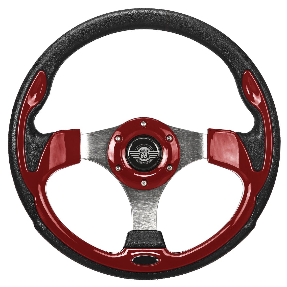 12.5" Red Steering Wheel for Club Car