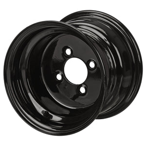 8" Centered Steel Wheels on Turf Tires Combo
