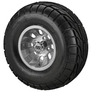 10" Gunslinger Wheels on 22x10.00-10 LSI Elite A/T Tires Combo