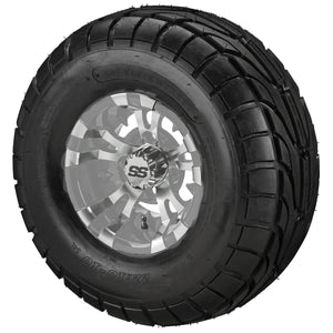 10" Warlock Wheels on 22x10.00-10 LSI Elite A/T Tires Combo