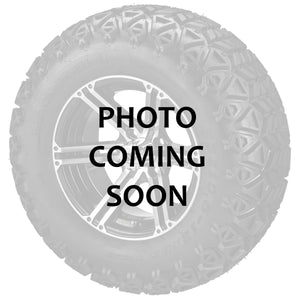 12" Yukon Wheels on Black Trail Tires Combo