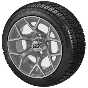 12" Ninja Wheels on 205/30-12 Deli Tires Combo