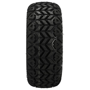 15" Yukon Black/Machined on 23x10.00-15 Black Trail Tires