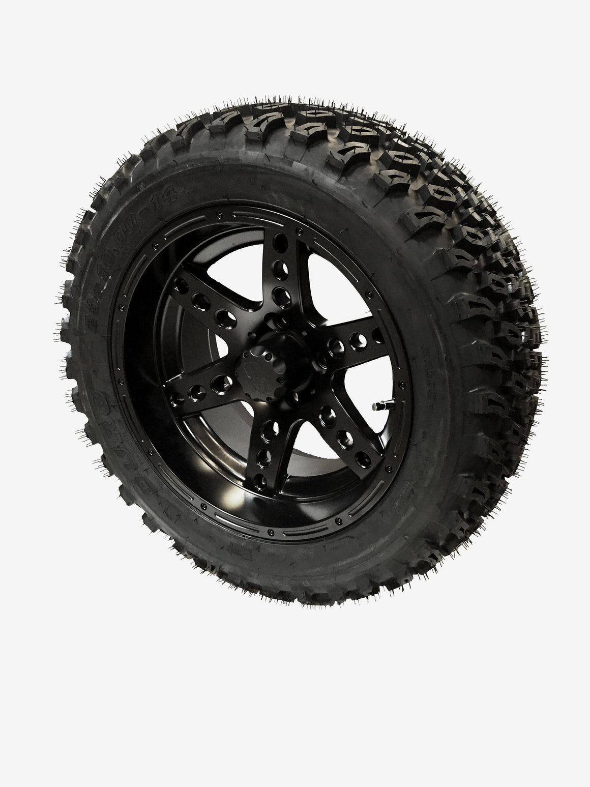 23x10.00-14 Duro Desert on Chaos Matte Black Wheel