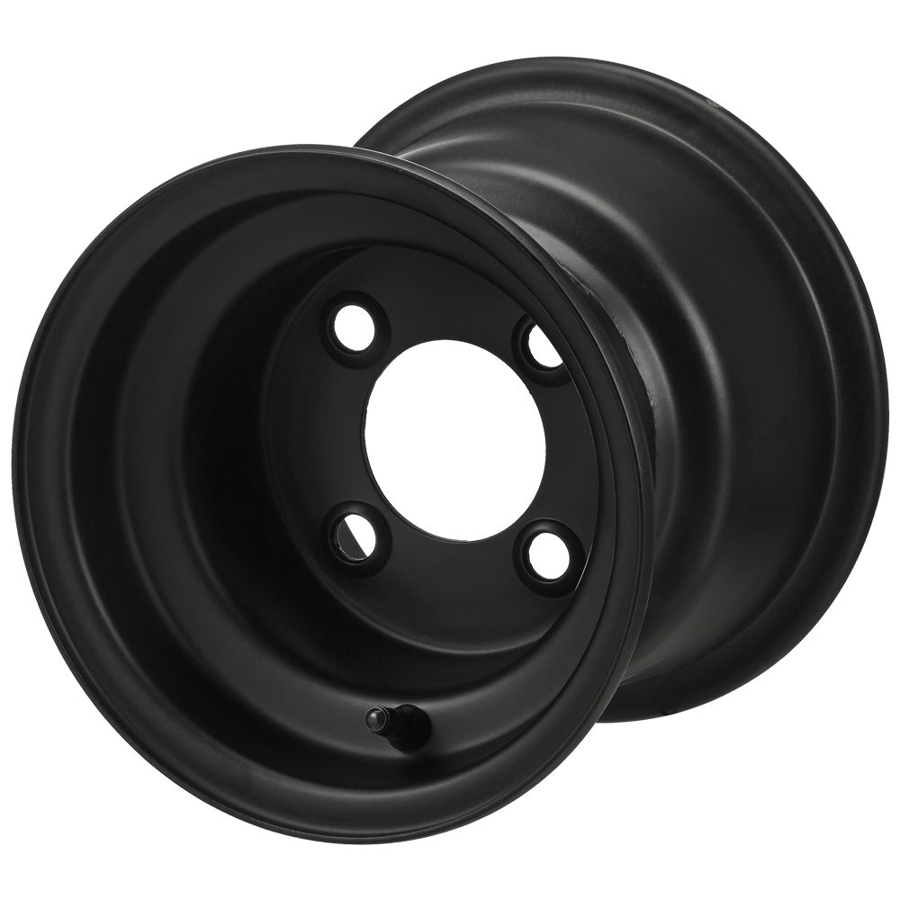 8" Black Steel Golf Cart Wheel