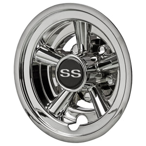8" SS Chrome Wheel Cover