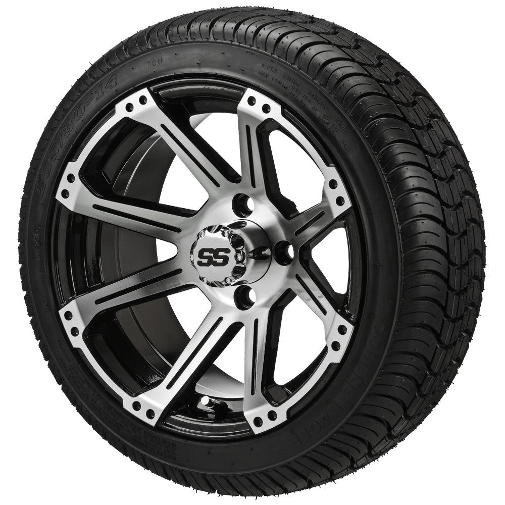 14" Rampage Wheels on LSI Elite Tires