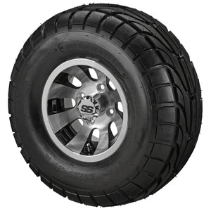 10" Gunslinger Wheels on 22x10.00-10 LSI Elite A/T Tires Combo
