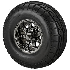 10" Casino Wheels on 22x10.00-10 LSI Elite A/T Tires Combo