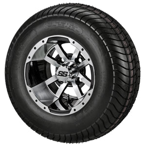 10" Maltese Cross Wheels on LSI Elite Tires Combo