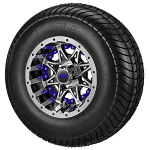 10" Revenge Black/Machined on LSI Elite Tire & Wheel Combos