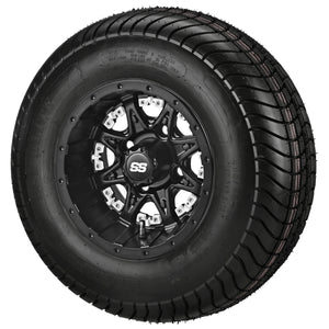 10" Revenge Matte Black on LSI Elite Tire & Wheel Combos