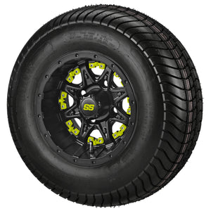 10" Revenge Matte Black on LSI Elite Tire & Wheel Combos