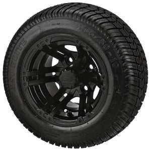 10" Yukon Matte Black on 205/50-10 Low Pro Tire