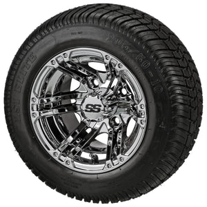 10" Yukon Wheels on LSI Elite Tires Combo