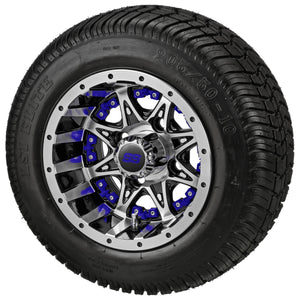 10" Revenge Black/Machined on LSI Elite Tire & Wheel Combos