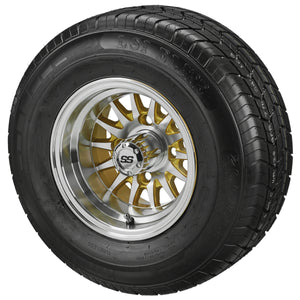 10" 14-Spoke Wheels on LSI Elite Tires Combo
