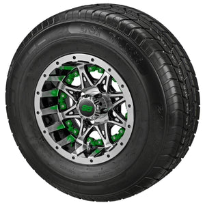 10" Revenge Black/Machined on LSI Elite Tire & Wheel Combos