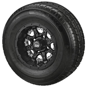 10" Revenge Matte Black on LSI Elite Tire & Wheel Combos