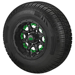 10" Revenge Matte Black on Deli Tire & Wheel Combos