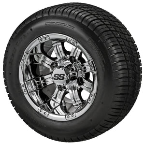 10" Casino Wheels on Deli Tires Combo