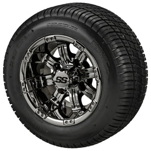 10" Casino Wheels on Deli Tires Combo