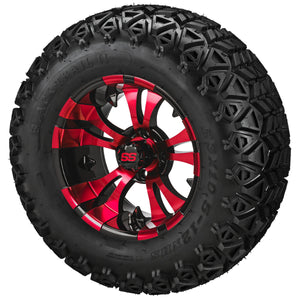 12" Warlock Wheels on Black Trail Tires Combos