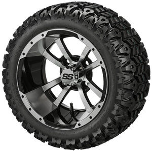 12" Maltese Cross Wheels on Sierra Classic Tires Combo