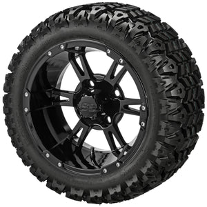 12" Raptor Wheels on Sierra Classic Tires Combo