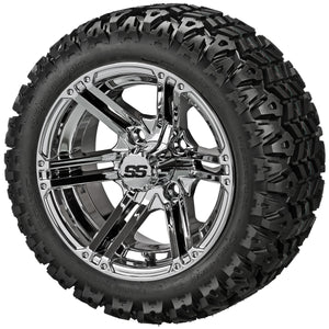 12" Yukon Wheels on Sierra Classic Tires Combo