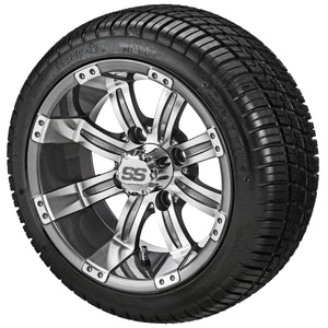 12" Casino Wheels on 205/30-12 Deli Tire Combo