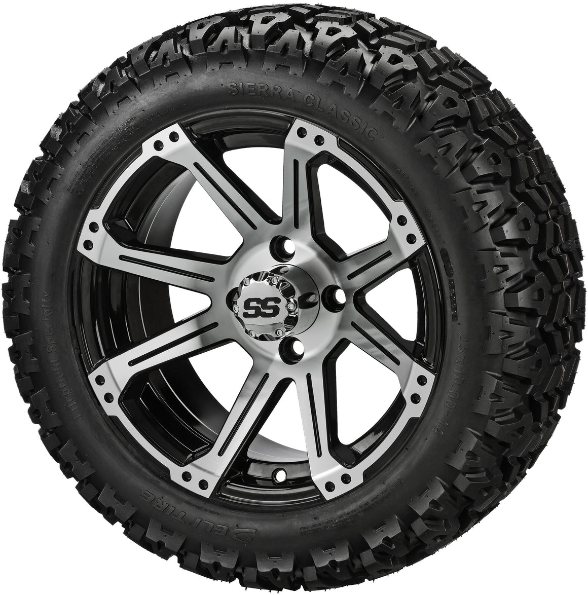 14" Rampage Wheel on 23x10.00-14 Sierra Classic Tires