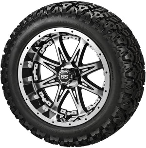 14" Revenge Wheels on 23x10.00-14 Sierra Classic Tires Combo