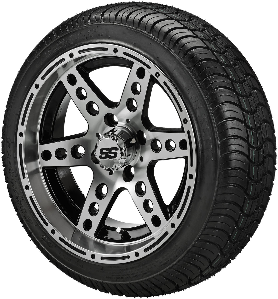 14" Chaos Wheels on 205/30-14 LSI Elite Tires