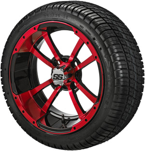 14" Maltese Cross Wheels on 205/30-14 Deli Tires Combo