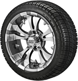14" Warlock Wheels on 205/30-14 Deli Tires Combo