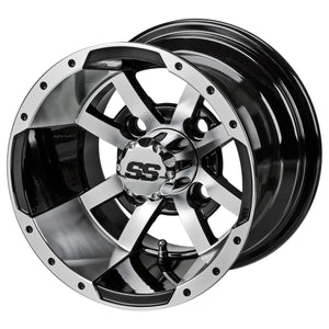 LSI 10" Maltese Black & Machined Wheel