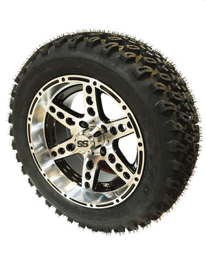 14" Chaos Wheels on 23x10.00-14 Duro Desert Tires